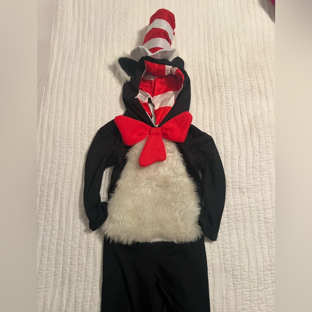 Kids Dr. Suess Cat in the Hat Costume jumper